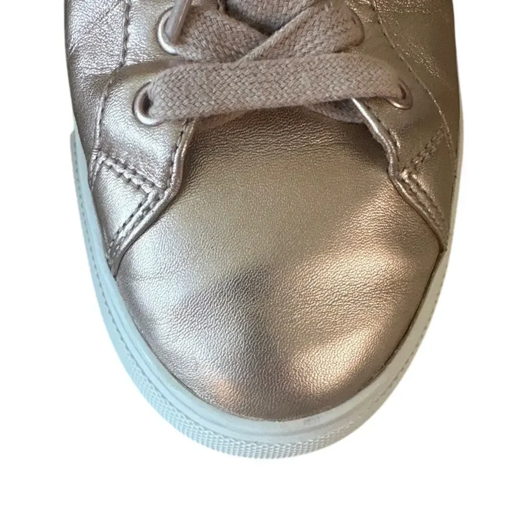 Tory Burch Amalia Rose Gold‎ Metallic Sneakers 8